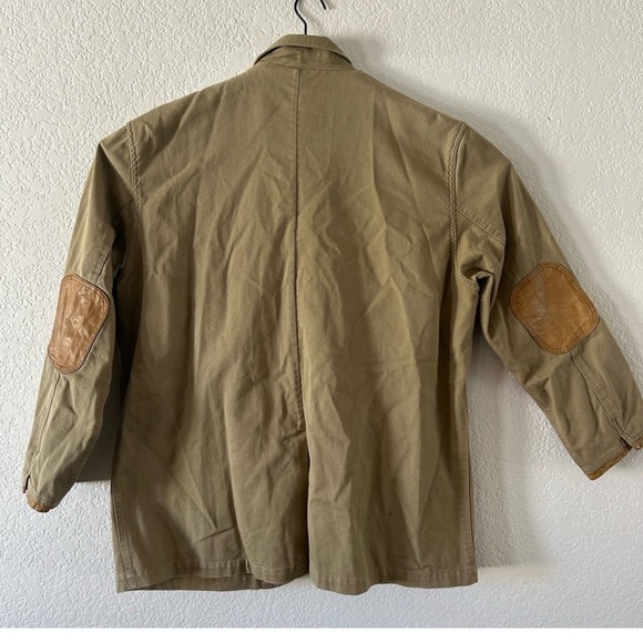 Orvis Men’s Zambezi Field Barn Jacket Cotton Canvas Leather Elbow Patches XL - Picture 2 of 5